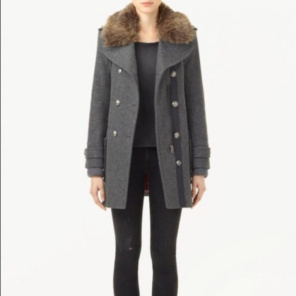 ARITZIA Community CADET WOOL COAT (Small) - no fur collar
